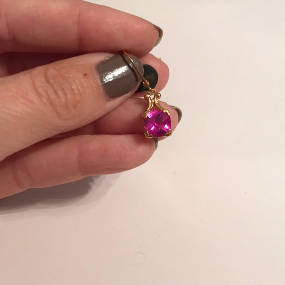 Ross Simons Pink rubellite earring, necklace, ring set - Picture 7 of 7